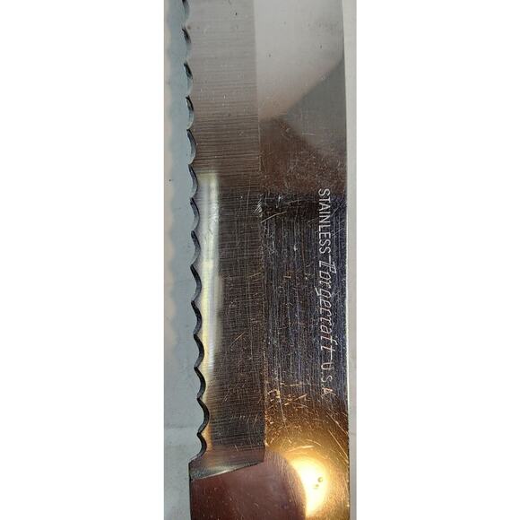 Forgecraft Stainless Steel 6 Piece vintage Knife Set USA 5 Knives 1 Fork - Picture 12 of 12